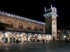 Piazza Erbe Mantova illuminata