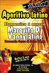 Aperitivo Latino al Jaman