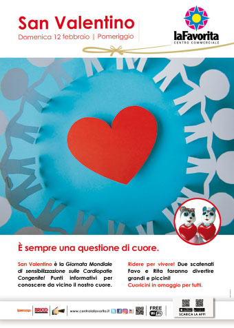 San Valentino 2017 questione di cuore, Centro Commerciale la Favorita di Mantova