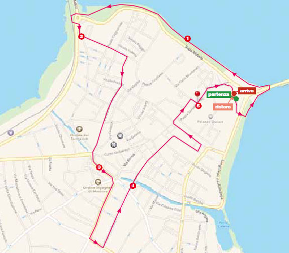 percorso 530 run Mantova 2014