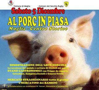 Al Porc in Piasa a Moglia il 5-12-2009