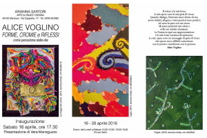 Mostra Alice Voglino Mantova Galleria Arianna Sartori 2016
