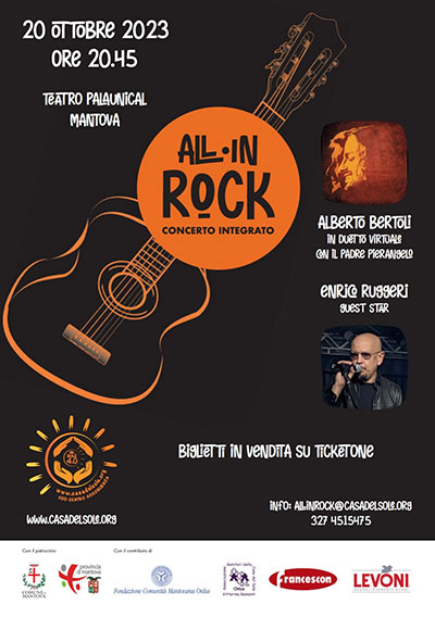 concerto All in Rock Casa del Sole Mantova Palaunical 2023