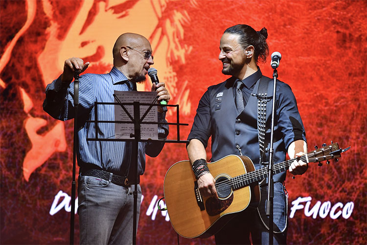 Enrico Ruggeri e Alberto Bertoli All-in-rock Mantova 2023
