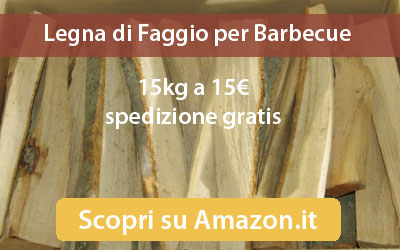 Vendita legna di faggio per barbecue