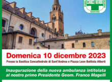 Inaugurazione ambulanza Croce Verde Mantova Franco Magelli 10/12/2023