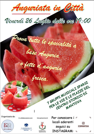 Anguriata in Città Mantova 26/7/2019