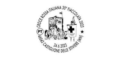 annullo filatelico Croce Rossa Italiana raduno Castiglione delle Stiviere 2023