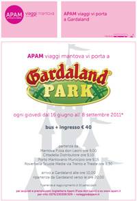 Apam Viaggi: autobus Mantova - Gardaland 2011