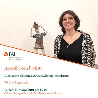 Aperitivo con Artista Paola Staccioli FAI Mantova 2021