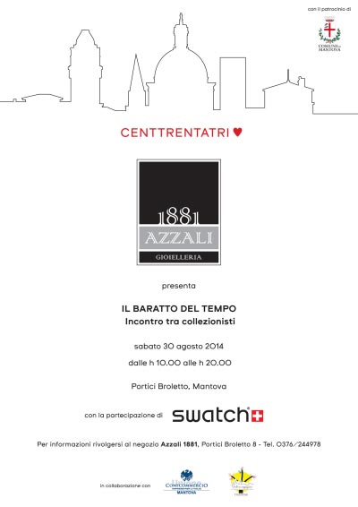 Il Baratto del Tempo Swatch Mantova