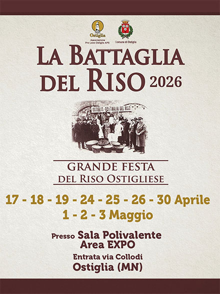 La battaglia del riso 2026 Ostiglia (MN)