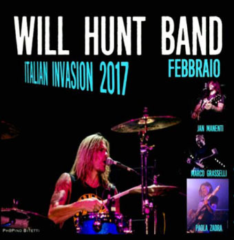 batterista Will Hunt tour Italia 2017 Castel Goffredo Mantova