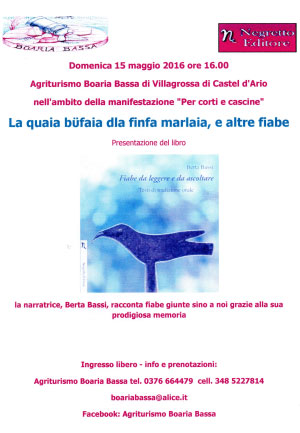 Berta Bassi fiabe Castel d'Ario (MN)