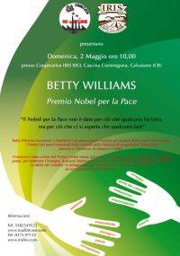 Betty Williams a Calvatone (Cremona) 2 Maggio 2010