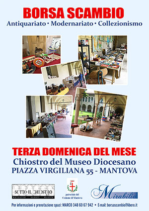 Borsa scambio mercatino antiquariato Mantova 2019