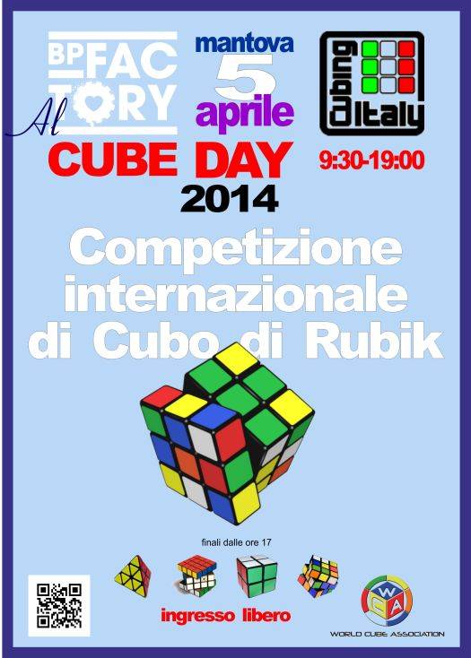 Competizione internazionale di cubo di Rubik 2014 Mantova