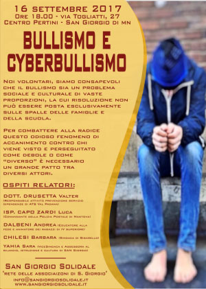 Tavola Rotonda su Bullismo e Cyberbullismo a San Giorgio di Mantova 16/9/2017