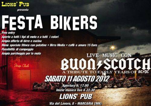 Buon Scotch - Festa Bikers Lion's Pub di Marcaria (Mantova)