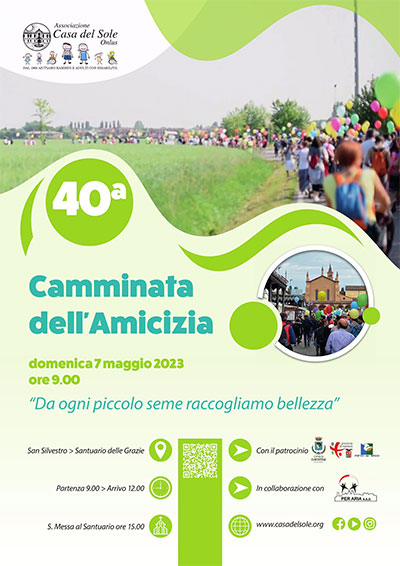 Camminata dell'amicizia 2023 Casa del Sole Curtatone (MN)