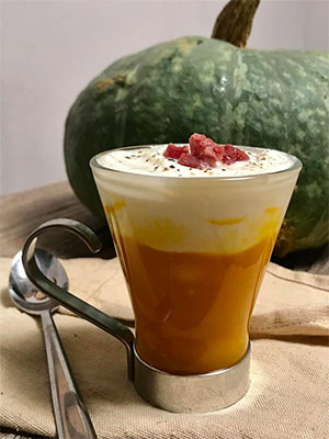 cappuccino di zucca