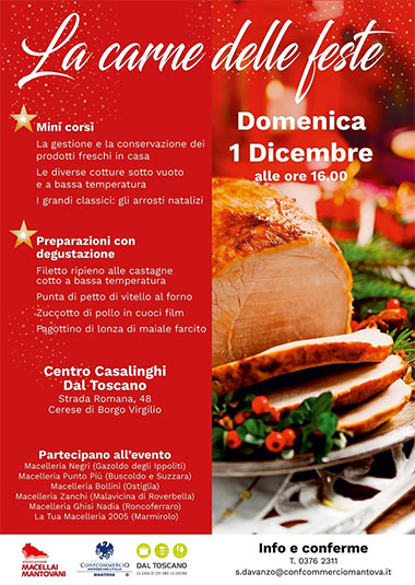 La carne delle Feste Centro Casalinghi Dal Toscano Cerese 1/12/2019