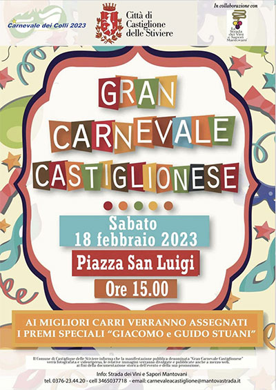 Gran Carnevale Castiglionese a Castiglione delle Stiviere 2023