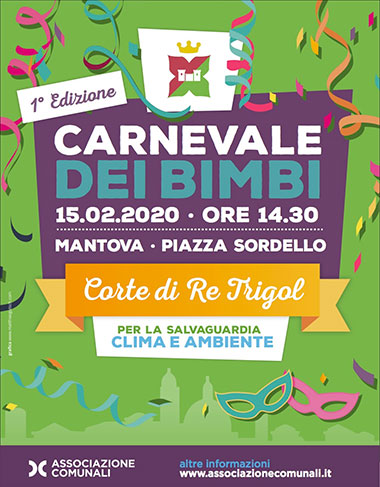 Carnevale dei Bimbi Mantova 2020 salvaguardia clima ambiente