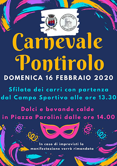 Carnevale Pontirolo 2020 Ponti Sul Mincio (MN)