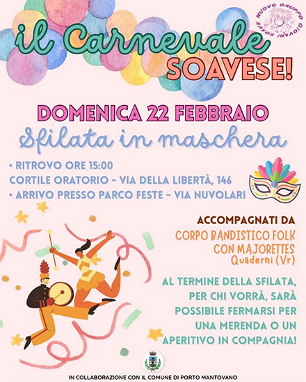 Carnevale 2026 Soave di Porto Mantovano (MN)