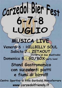 Carzedol Bier Fest 2012 Festa Birra Villa Garibaldi (Mantova)