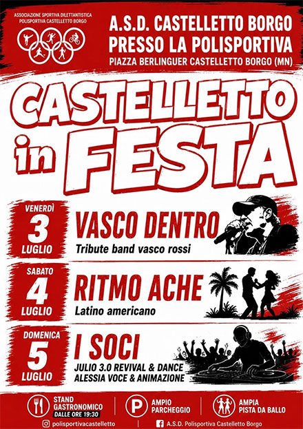 festa Castelletto Borgo (MN) 2026