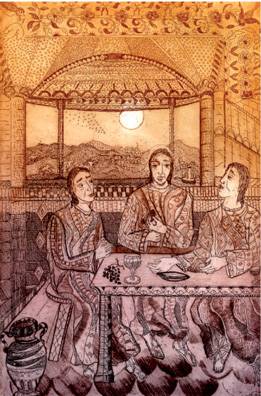 Cena in Emmaus di Angiola Bernardelli