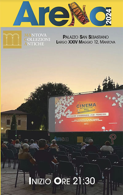Cinema all'aperto Palazzo San Sebastiano Mantova 2024