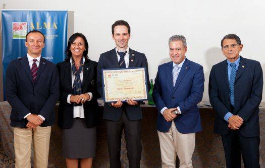 Ciro Fontanesi, premiazione Master Sommelier ALMA AIS