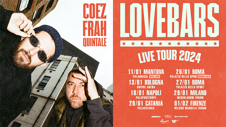 concerto Coez Frah Quintale Mantova 2024