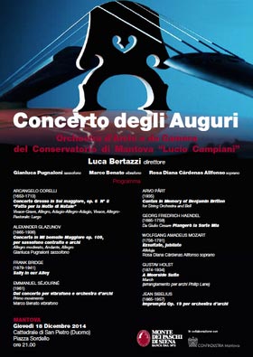 Concerto auguri Natale 2014 Mantova Duomo