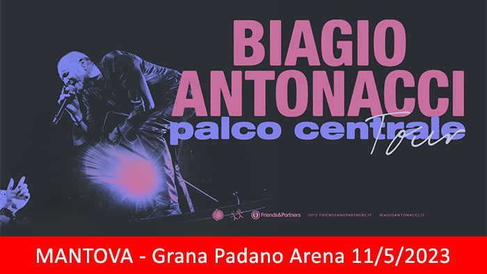 Concerto Biagio Antonacci Mantova 2023