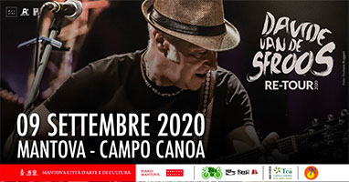 Concerto Davide Van de Sfroos Mantova Bike-in Arena Campo Canoa 2020