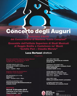 Concerto degli Auguri Natale 2015 Mantova