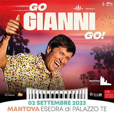 Concerto Gianni Morandi Mantova 2023