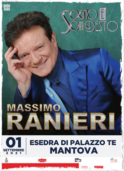 spettacolo concerto Massimo Ranieri Mantova 2021