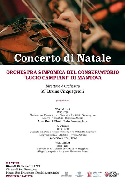 Concerto di Natale 2024 Chiesa San Francesco Mantova