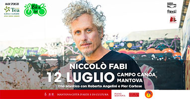 Concerto acustico Niccolò Fabi Mantova 2020 Bike In Arena Campo Canoa