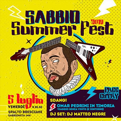 Concerto Omar Pedrini Sabbioneta (MN) 2019