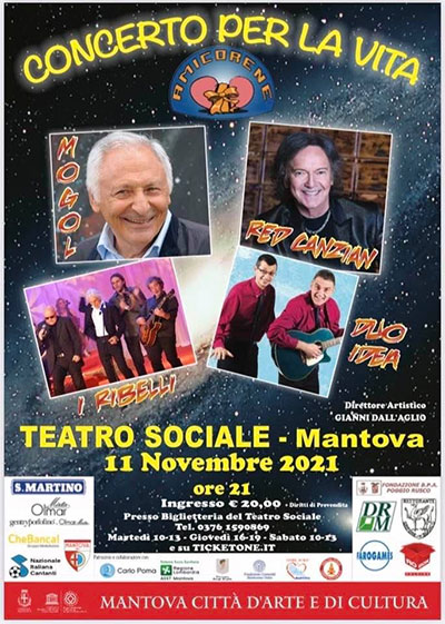 Concerto per la vita Amico Rene Mantova 2021