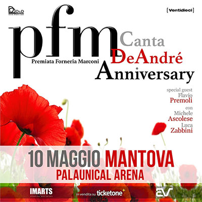 concerto Premiata Forneria Marconi PFM canta De Andrè Mantova 2024