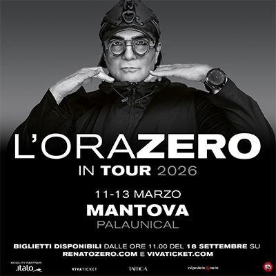 Concerto Renato Zero Mantova 2026