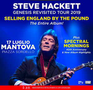 concerto Steve Hackett Mantova 2019