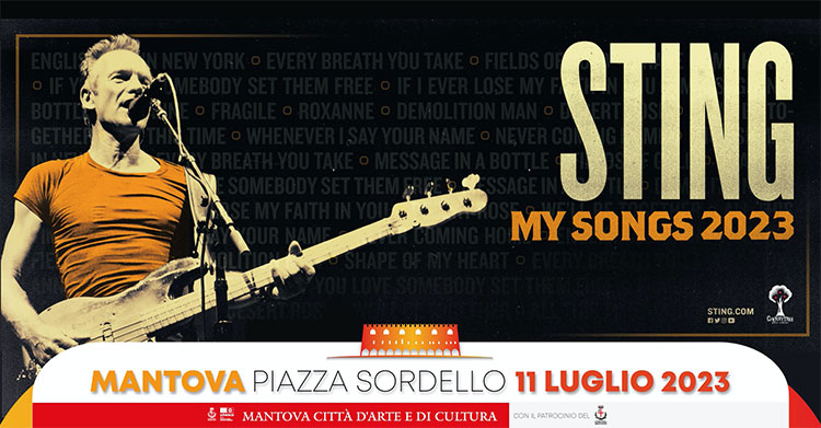 concerto Sting Mantova 2023